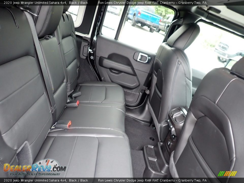 2020 Jeep Wrangler Unlimited Sahara 4x4 Black / Black Photo #11