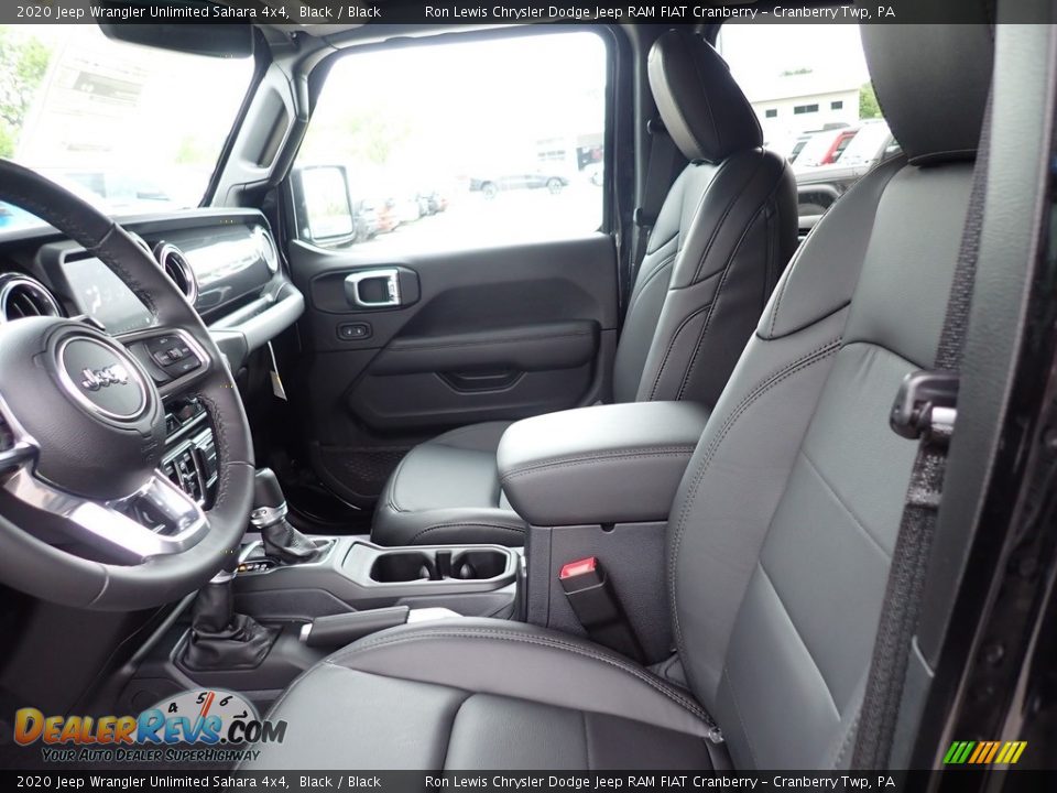 2020 Jeep Wrangler Unlimited Sahara 4x4 Black / Black Photo #12