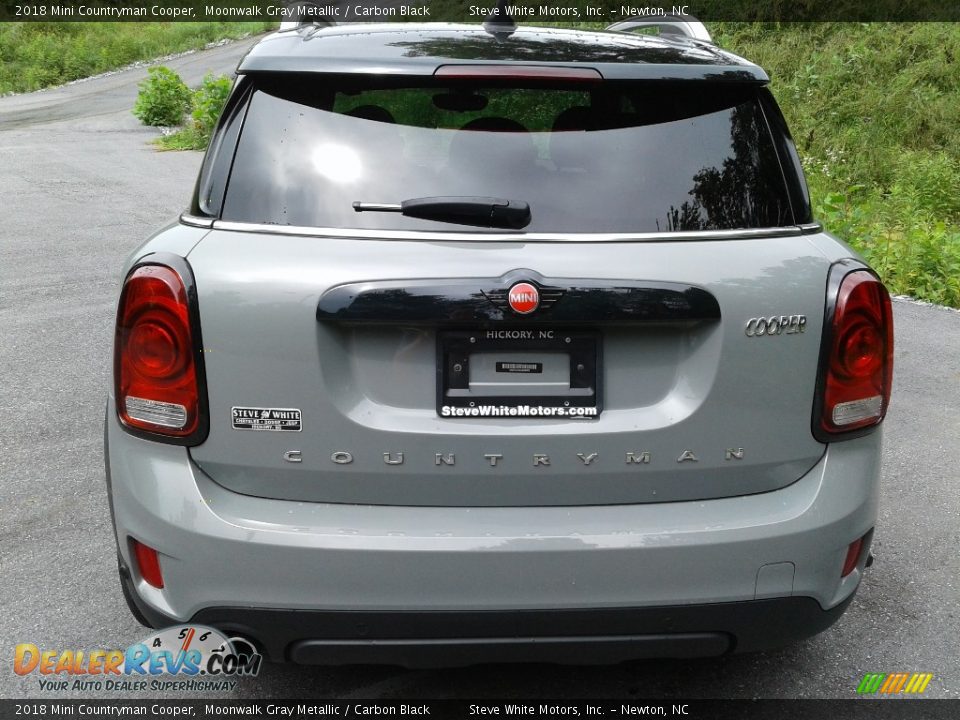 2018 Mini Countryman Cooper Moonwalk Gray Metallic / Carbon Black Photo #8