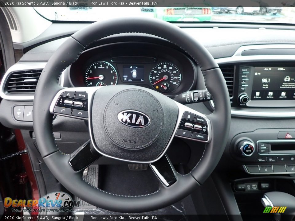 2020 Kia Sorento S AWD Sangria / Black Photo #18