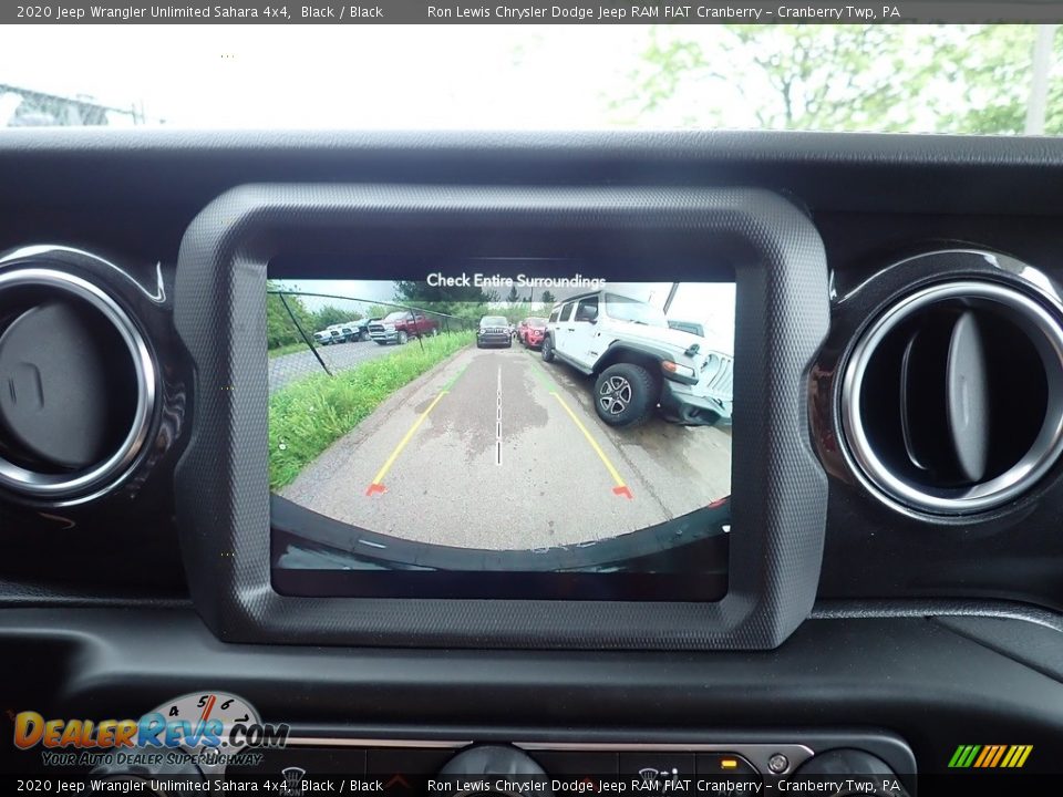 2020 Jeep Wrangler Unlimited Sahara 4x4 Black / Black Photo #16