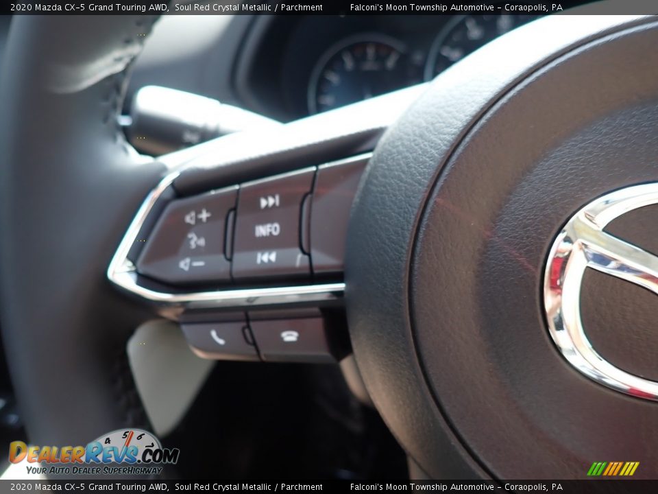 2020 Mazda CX-5 Grand Touring AWD Soul Red Crystal Metallic / Parchment Photo #15
