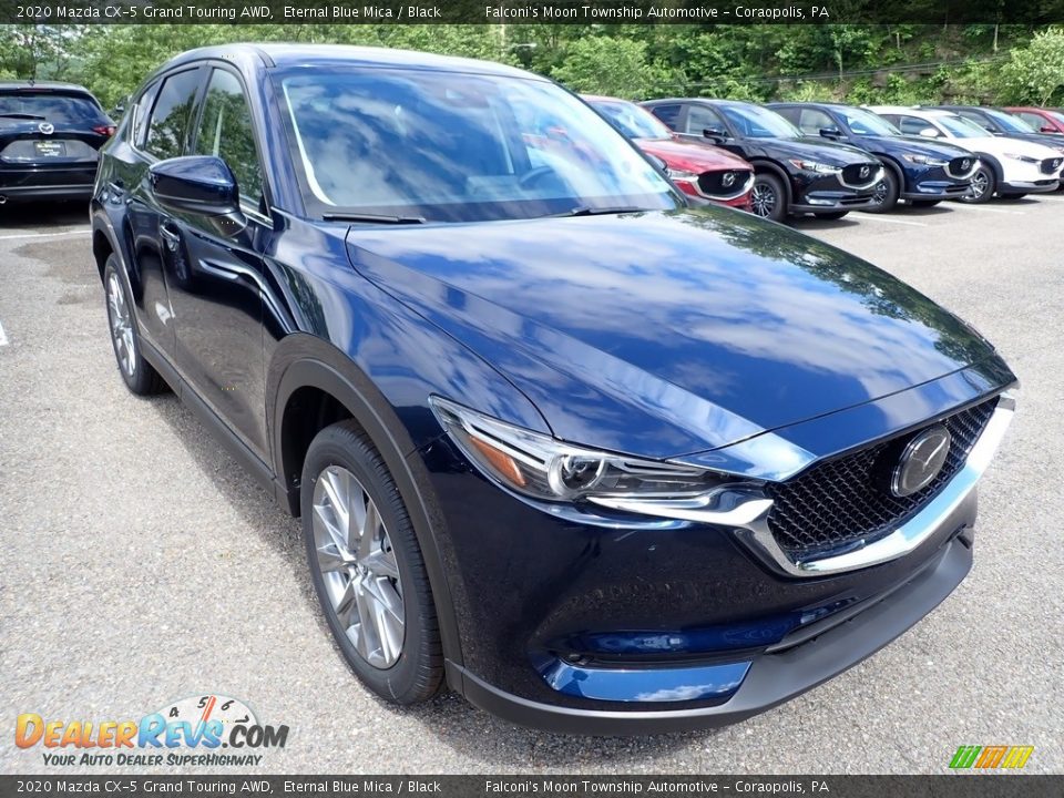 2020 Mazda CX-5 Grand Touring AWD Eternal Blue Mica / Black Photo #3