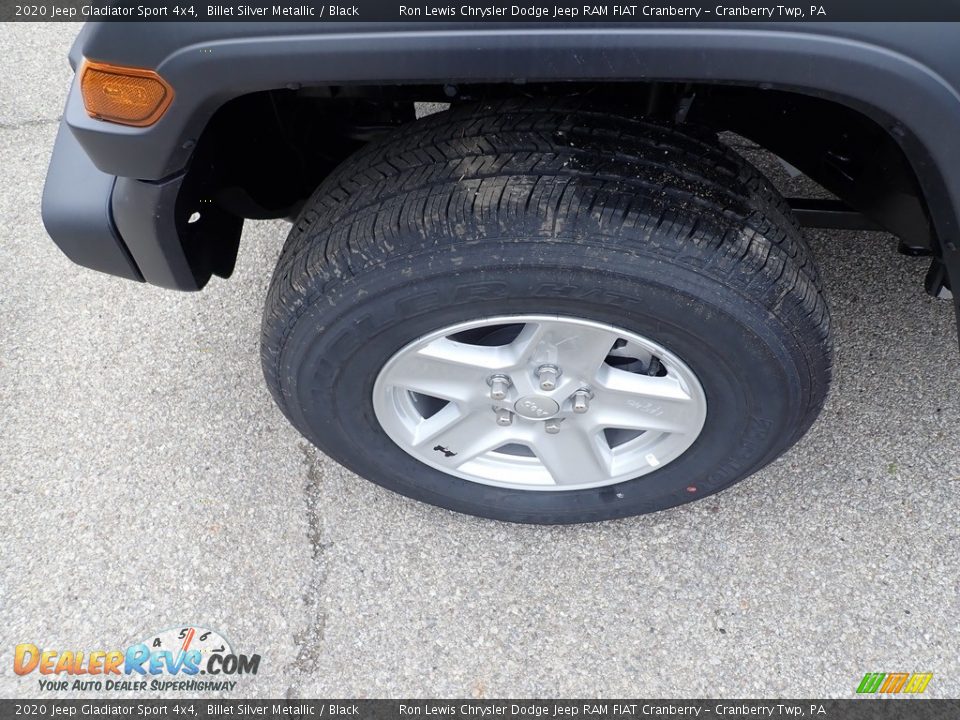 2020 Jeep Gladiator Sport 4x4 Billet Silver Metallic / Black Photo #2