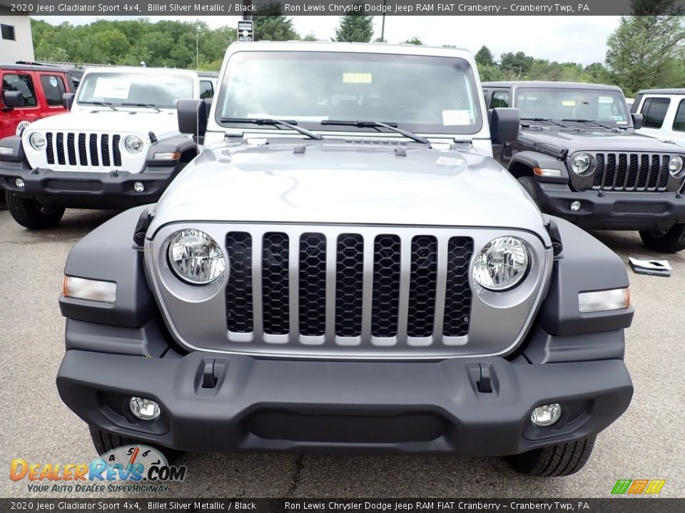 2020 Jeep Gladiator Sport 4x4 Billet Silver Metallic / Black Photo #8
