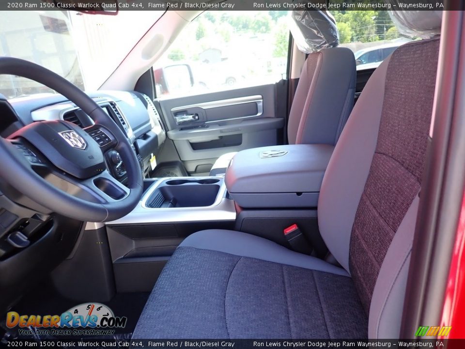 2020 Ram 1500 Classic Warlock Quad Cab 4x4 Flame Red / Black/Diesel Gray Photo #14