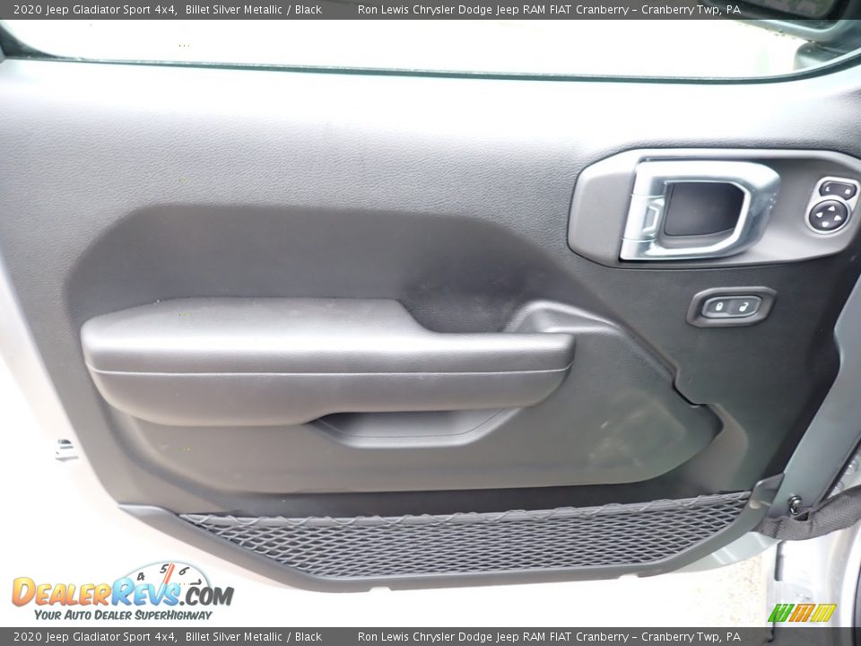 2020 Jeep Gladiator Sport 4x4 Billet Silver Metallic / Black Photo #14