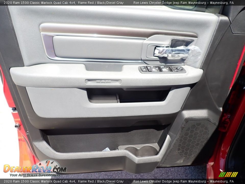 2020 Ram 1500 Classic Warlock Quad Cab 4x4 Flame Red / Black/Diesel Gray Photo #15