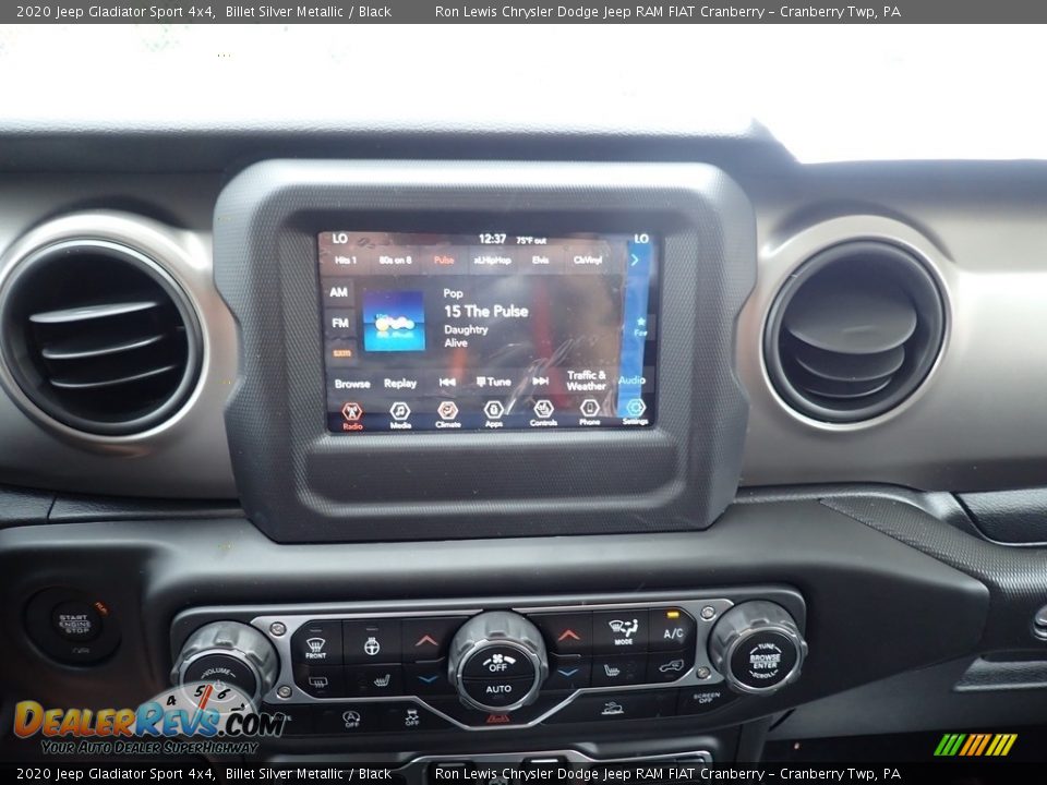 2020 Jeep Gladiator Sport 4x4 Billet Silver Metallic / Black Photo #16