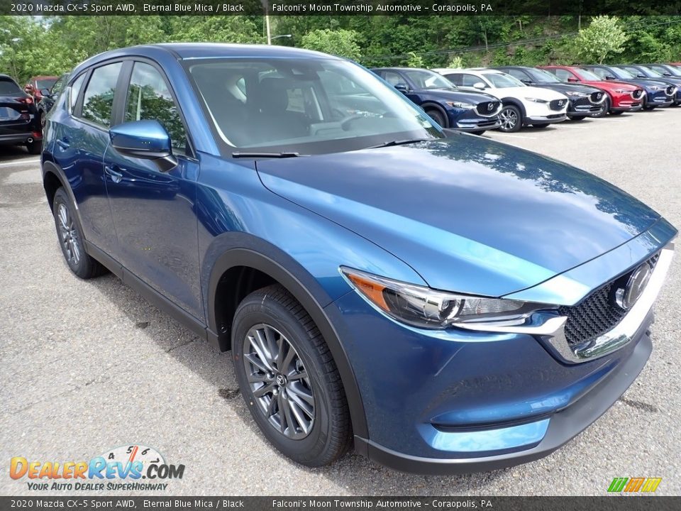 2020 Mazda CX-5 Sport AWD Eternal Blue Mica / Black Photo #3