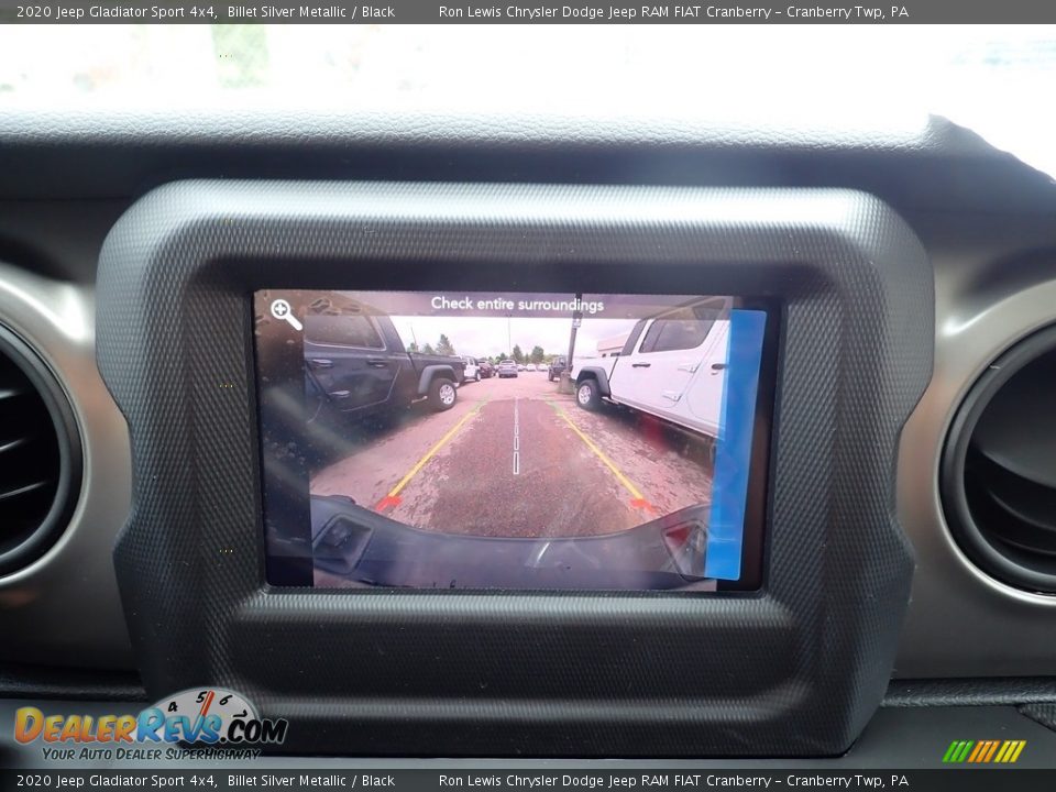 2020 Jeep Gladiator Sport 4x4 Billet Silver Metallic / Black Photo #17