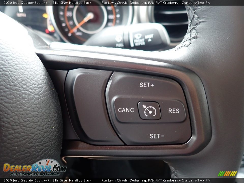 2020 Jeep Gladiator Sport 4x4 Billet Silver Metallic / Black Photo #18