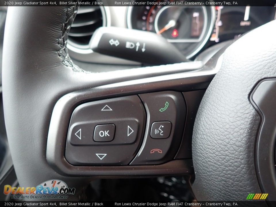 2020 Jeep Gladiator Sport 4x4 Billet Silver Metallic / Black Photo #19