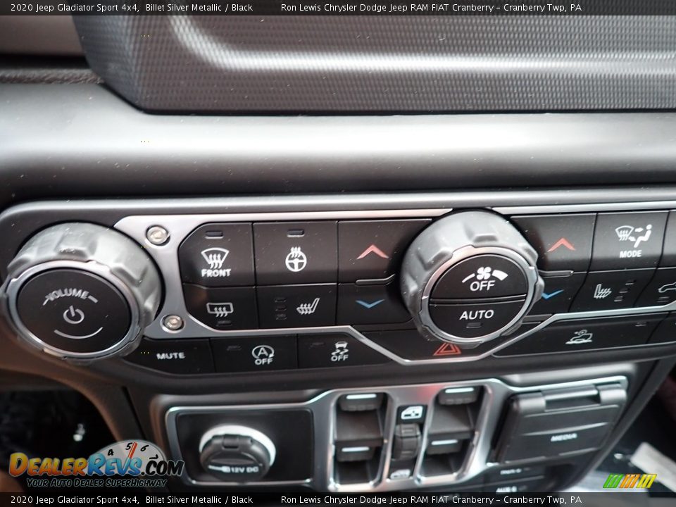 2020 Jeep Gladiator Sport 4x4 Billet Silver Metallic / Black Photo #20