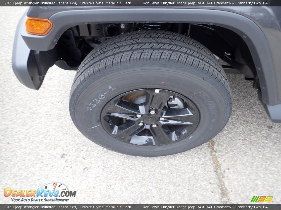 2020 Jeep Wrangler Unlimited Sahara 4x4 Granite Crystal Metallic / Black Photo #2