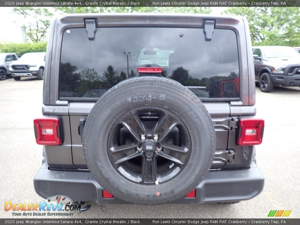 2020 Jeep Wrangler Unlimited Sahara 4x4 Granite Crystal Metallic / Black Photo #5