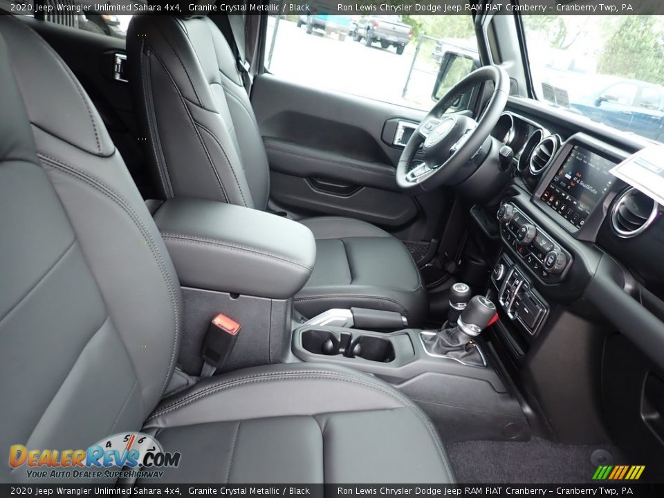2020 Jeep Wrangler Unlimited Sahara 4x4 Granite Crystal Metallic / Black Photo #11