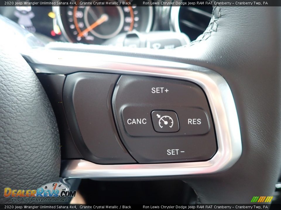 2020 Jeep Wrangler Unlimited Sahara 4x4 Granite Crystal Metallic / Black Photo #19