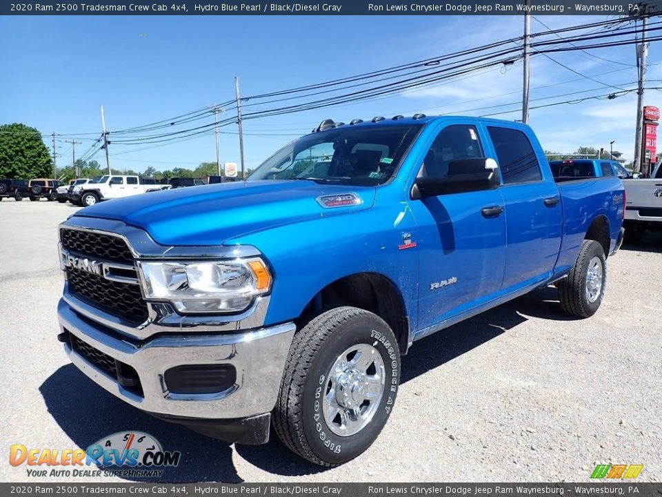 2020 Ram 2500 Tradesman Crew Cab 4x4 Hydro Blue Pearl / Black/Diesel Gray Photo #1