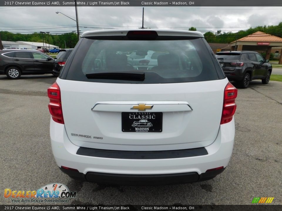 2017 Chevrolet Equinox LS AWD Summit White / Light Titanium/Jet Black Photo #8