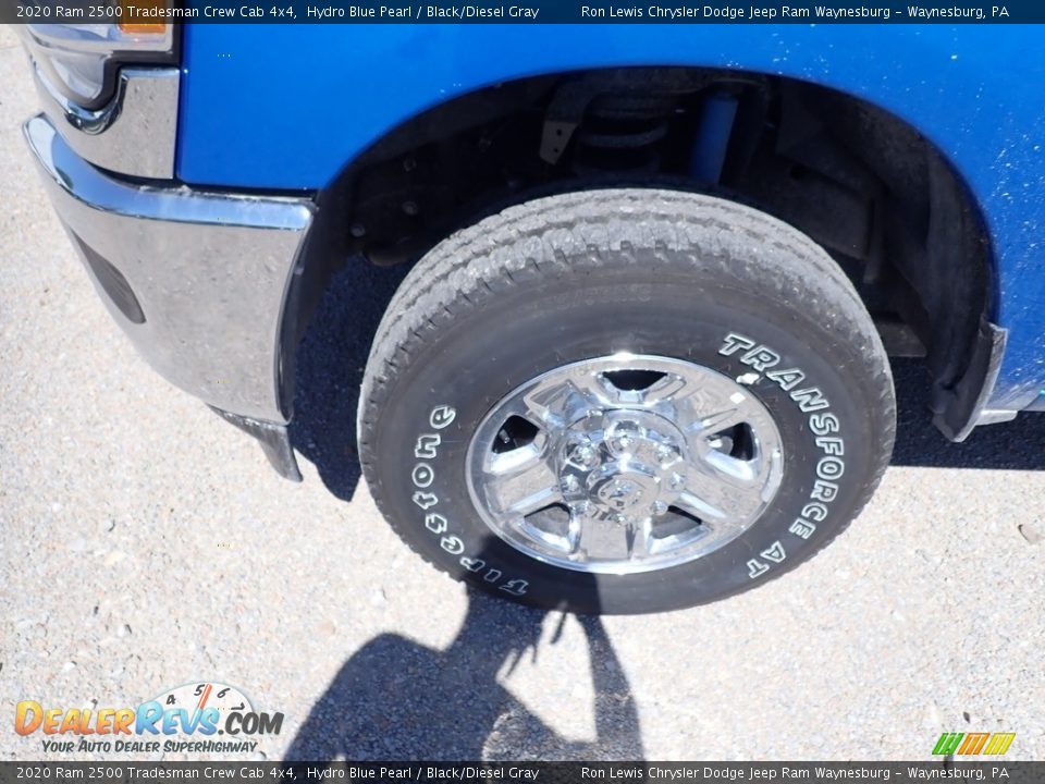 2020 Ram 2500 Tradesman Crew Cab 4x4 Hydro Blue Pearl / Black/Diesel Gray Photo #2