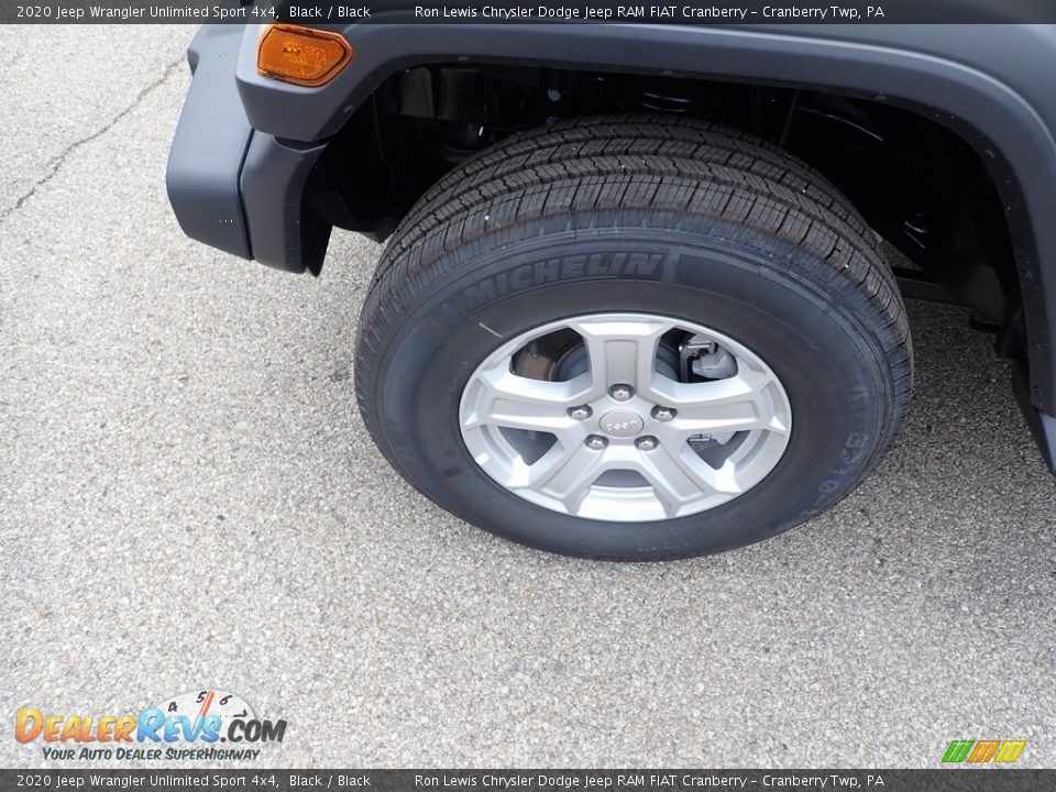 2020 Jeep Wrangler Unlimited Sport 4x4 Black / Black Photo #2