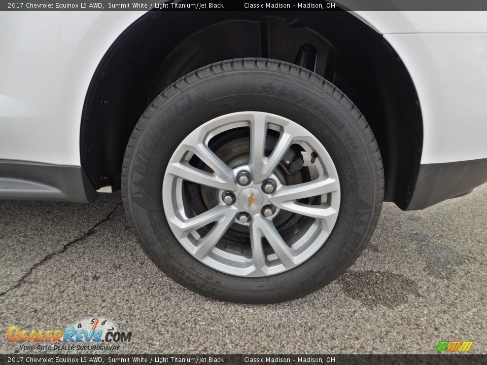 2017 Chevrolet Equinox LS AWD Summit White / Light Titanium/Jet Black Photo #9