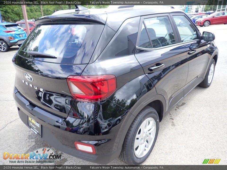 2020 Hyundai Venue SEL Black Noir Pearl / Black/Gray Photo #2