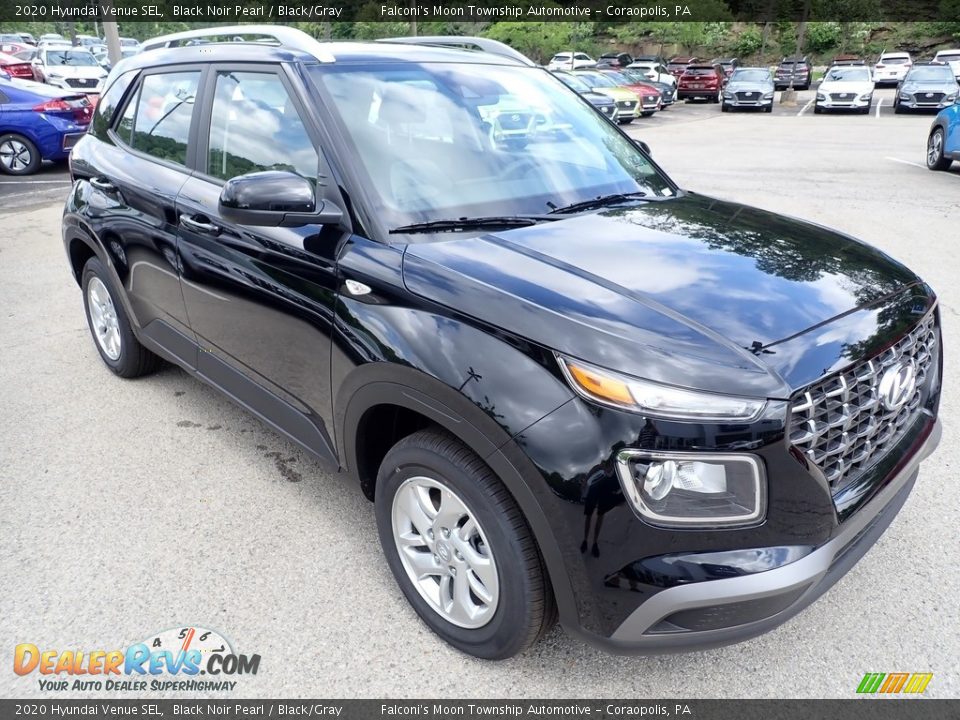 2020 Hyundai Venue SEL Black Noir Pearl / Black/Gray Photo #3