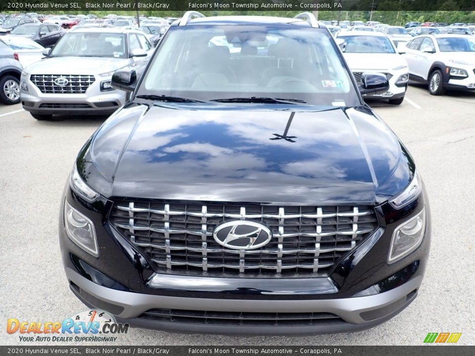 2020 Hyundai Venue SEL Black Noir Pearl / Black/Gray Photo #4