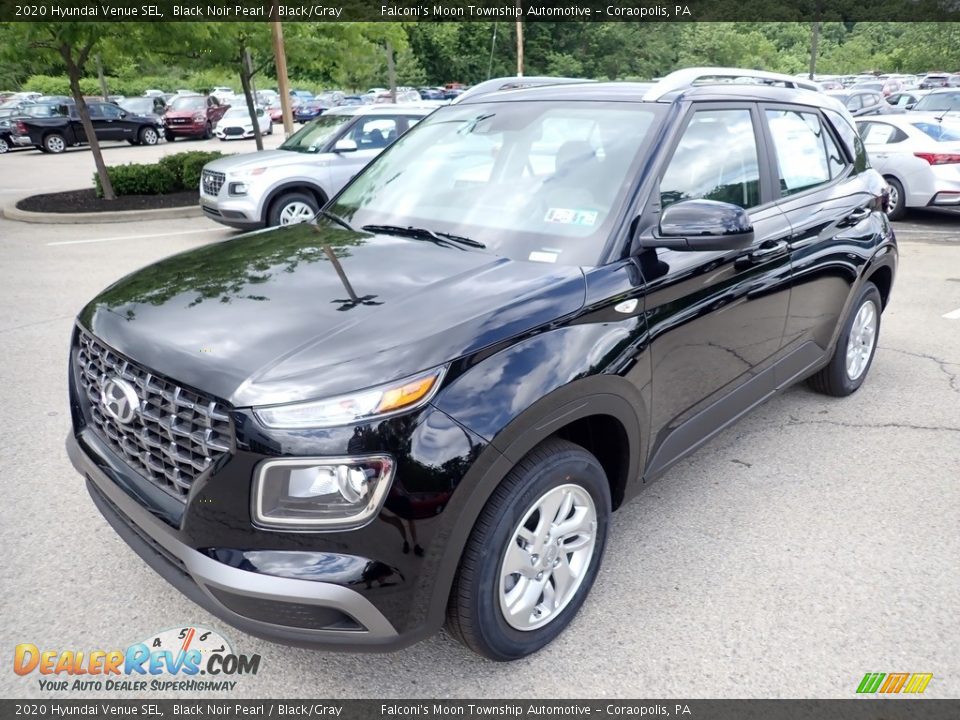 2020 Hyundai Venue SEL Black Noir Pearl / Black/Gray Photo #5