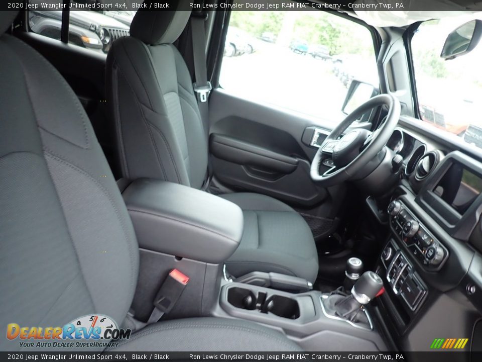 2020 Jeep Wrangler Unlimited Sport 4x4 Black / Black Photo #10