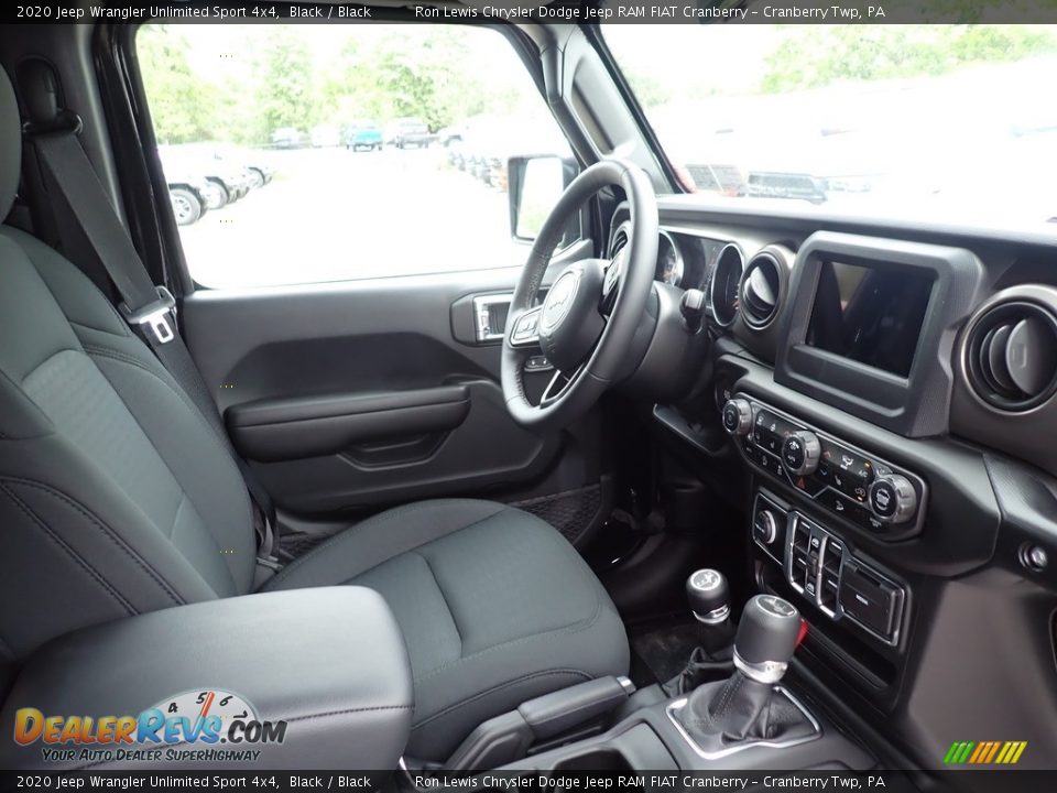 2020 Jeep Wrangler Unlimited Sport 4x4 Black / Black Photo #11
