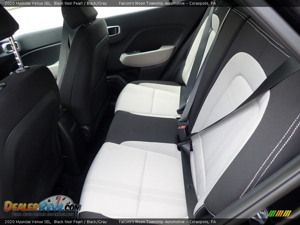 2020 Hyundai Venue SEL Black Noir Pearl / Black/Gray Photo #7