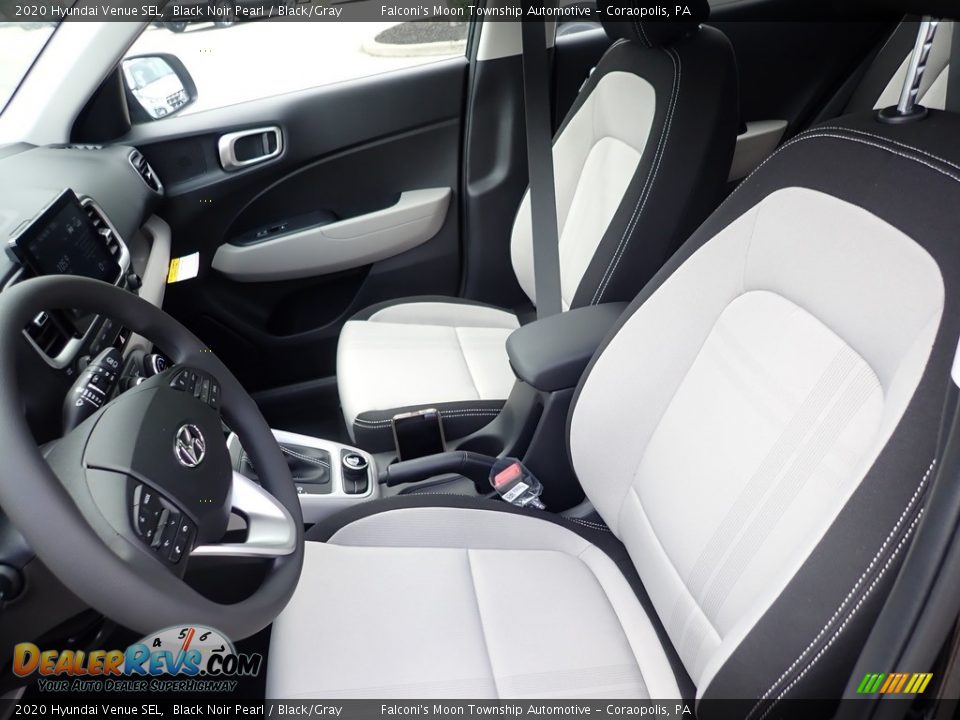 2020 Hyundai Venue SEL Black Noir Pearl / Black/Gray Photo #10