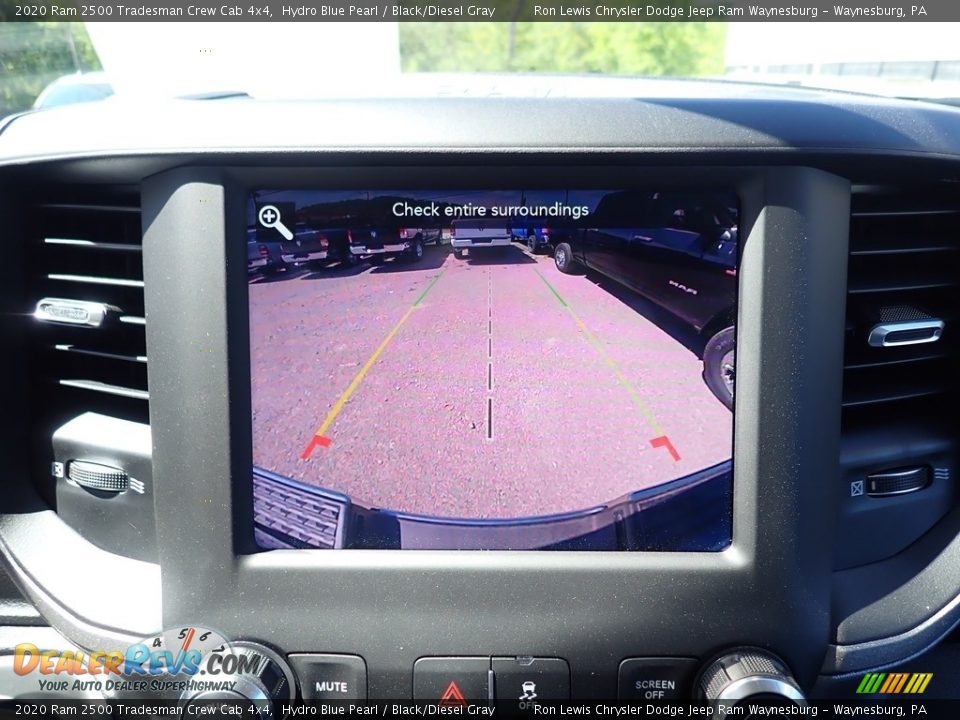 2020 Ram 2500 Tradesman Crew Cab 4x4 Hydro Blue Pearl / Black/Diesel Gray Photo #17