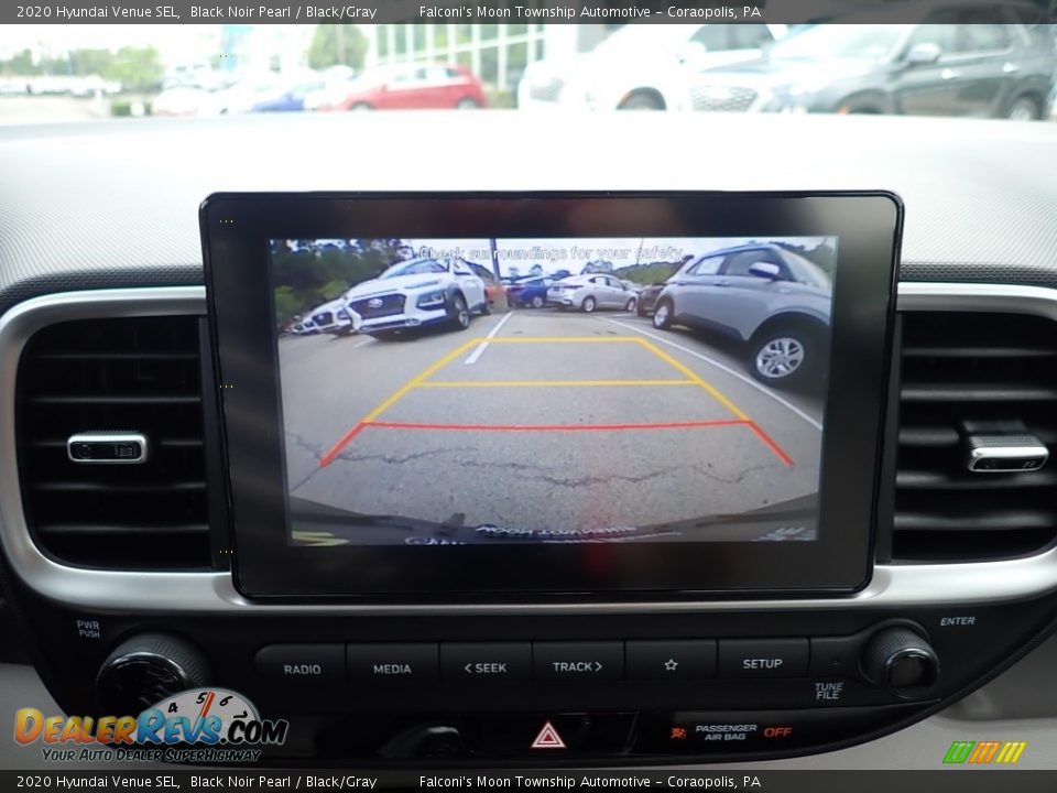 2020 Hyundai Venue SEL Black Noir Pearl / Black/Gray Photo #13