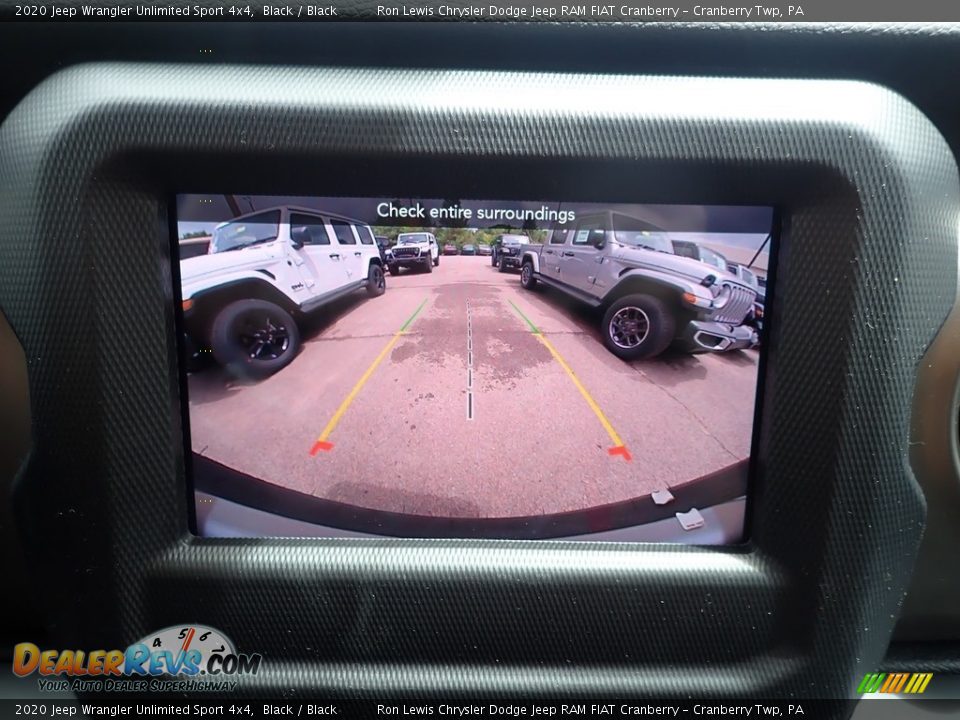 2020 Jeep Wrangler Unlimited Sport 4x4 Black / Black Photo #18