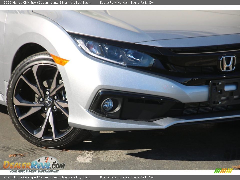 2020 Honda Civic Sport Sedan Lunar Silver Metallic / Black Photo #3