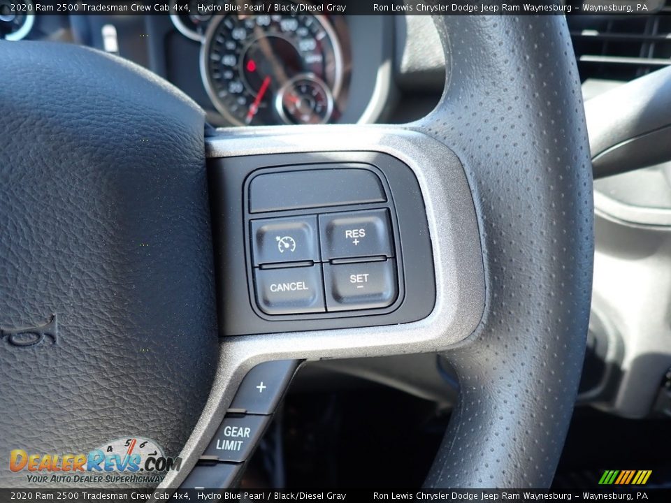 2020 Ram 2500 Tradesman Crew Cab 4x4 Hydro Blue Pearl / Black/Diesel Gray Photo #18