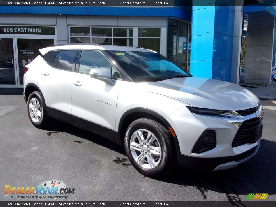 2020 Chevrolet Blazer LT AWD Silver Ice Metallic / Jet Black Photo #3