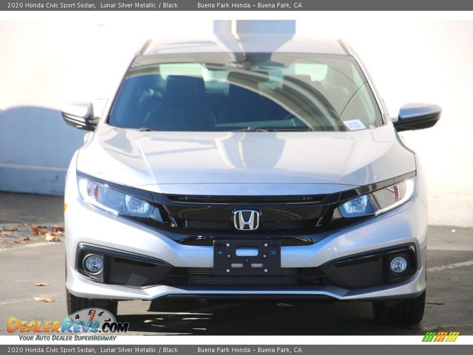 2020 Honda Civic Sport Sedan Lunar Silver Metallic / Black Photo #4