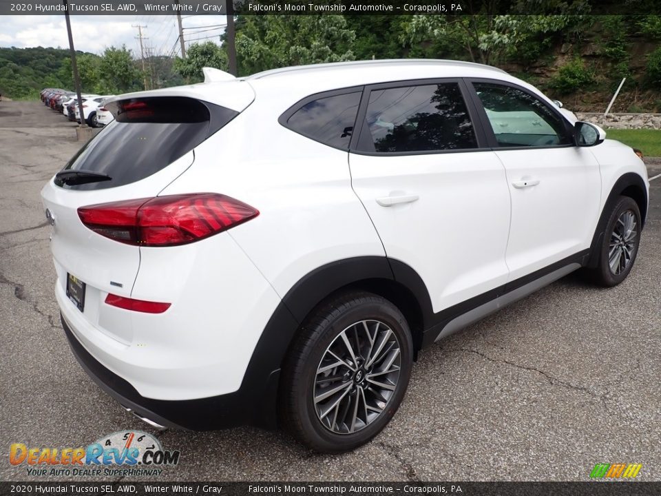 2020 Hyundai Tucson SEL AWD Winter White / Gray Photo #2