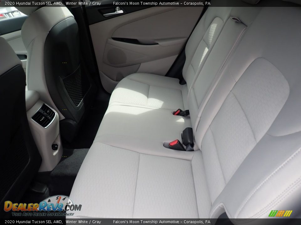 2020 Hyundai Tucson SEL AWD Winter White / Gray Photo #8