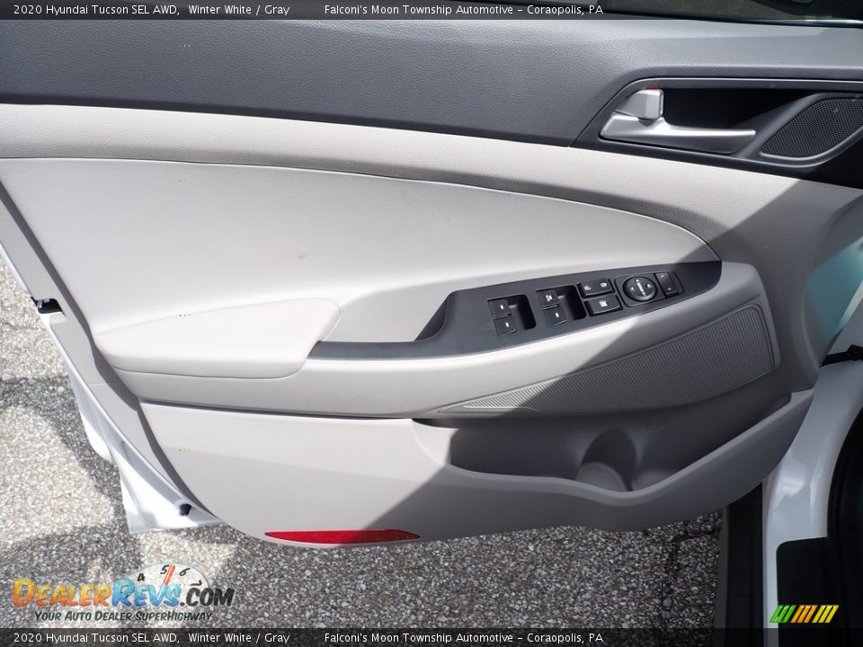 2020 Hyundai Tucson SEL AWD Winter White / Gray Photo #10