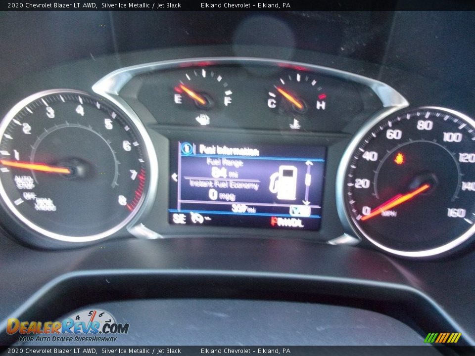 2020 Chevrolet Blazer LT AWD Silver Ice Metallic / Jet Black Photo #14