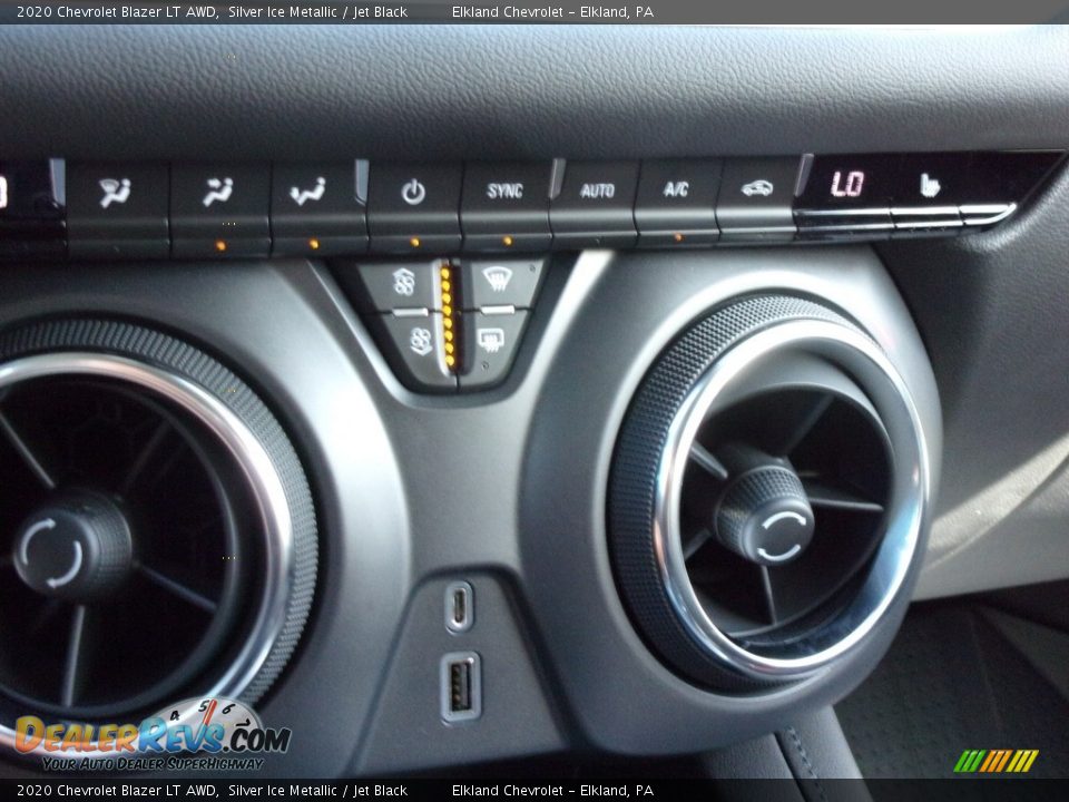 2020 Chevrolet Blazer LT AWD Silver Ice Metallic / Jet Black Photo #19