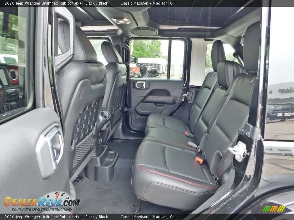 Rear Seat of 2020 Jeep Wrangler Unlimited Rubicon 4x4 Photo #19