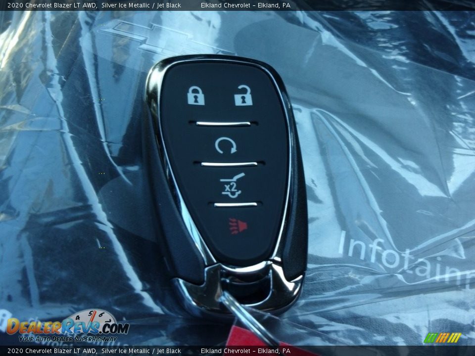 2020 Chevrolet Blazer LT AWD Silver Ice Metallic / Jet Black Photo #25