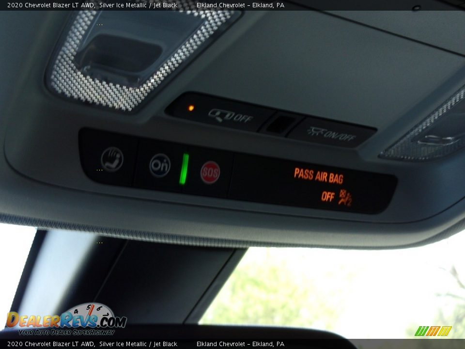 2020 Chevrolet Blazer LT AWD Silver Ice Metallic / Jet Black Photo #26